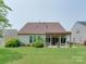Expansive backyard with a covered patio and plenty of green space for outdoor activities at 9607 Kestral Ridge Dr, Charlotte, NC 28269