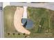 Birds-eye view of home with new roof, large lot and new driveway at 106 Desert Sky Ct, Statesville, NC 28625