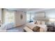 Inviting bedroom featuring plush carpeting, large windows, and stylish decor for a cozy and serene atmosphere at 11216 Cardinal Creek Ave, Charlotte, NC 28215