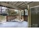 Charming outdoor patio with brick accents and privacy features creating a peaceful retreat at 1606 Sharon W Rd # 37, Charlotte, NC 28210