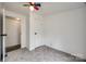 Neutral bedroom with closet and fan at 164 Daves Rd, York, SC 29745