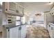 Stylish kitchen and dining area, offering views of the living room at 164 Daves Rd, York, SC 29745