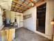 Interior view of shed, including a workbench, ladder, and storage for home projects at 1730 Martin Rd, Kings Mountain, NC 28086