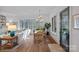 Bright dining room with large windows and natural light, perfect for Gathering meals at 19117 Davidson Concord Rd, Davidson, NC 28036