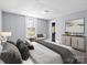 A furnished bedroom featuring natural light from the window and minimalist contemporary design at 200 N Martin Luther King Jr N Ave, Salisbury, NC 28144