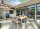 Back patio with outdoor furniture including an outdoor kitchen for entertaining at 3301 Mountainbrook Rd, Charlotte, NC 28210