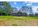 Lush backyard with mature trees at 437 Cedar Grove Rd, Clover, SC 29710