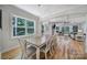 Elegant dining room with a large window and views of the living room at 463 Lake Wylie Rd, Belmont, NC 28012