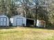 Multiple storage sheds in backyard at 5320 Golden Pond Dr, York, SC 29745