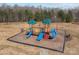Community playground featuring multiple slides, climbing structures, and a cushioned ground surface for safety at 5813 Mcclintock Dr, Denver, NC 28037