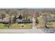 An aerial view of the home and surrounding neighborhood at 839 Oak Grove Rd, Kings Mountain, NC 28086