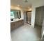 Modern bathroom featuring double vanity, sleek glass shower, and walk-in closet at 346 Knotty Wood Dr # 71, Monroe, NC 28110