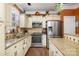 Spacious kitchen featuring granite countertops, stainless steel appliances, and custom cabinetry at 4741 Eaves Ln, Charlotte, NC 28215