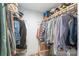 Walk-in closet with ample storage and custom shelving at 7360 Winery Ln, Charlotte, NC 28227