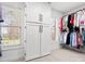 Well-organized walk-in closet with built-in storage and natural light at 604 Wisteria Walk Way, Fort Mill, SC 29715