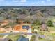 Aerial showcases new construction home in established neighborhood, close to local parks and community amenities at 1313 Gidney St, Shelby, NC 28150