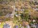 Aerial view of a residential neighborhood with tree-lined streets and well-maintained homes at 2508 Bay St, Charlotte, NC 28205