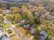 Charming neighborhood aerial view with mature trees and well-maintained homes in a desirable location at 2508 Bay St, Charlotte, NC 28205