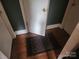 Hallway with hardwood floors and a vent at 316 Reese St, Gastonia, NC 28056