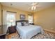 Bedroom features hardwood floors, bright light from the windows and coordinated decor at 161 Seven Springs Loop # 11, Statesville, NC 28625
