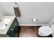 Bathroom featuring a vanity and a toilet at 1809 Mill Creek Sw Ln, Concord, NC 28025
