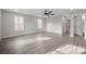 Spacious bedroom with natural light from two windows and hardwood flooring at 1921 Woodridge Dr, Hickory, NC 28602