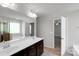 Bathroom featuring double sink vanity and separate tub and shower at 1923 Caprington Dr, Fort Mill, SC 29707
