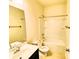 Clean bathroom featuring a bathtub and vanity with a large mirror at 1923 Caprington Dr, Fort Mill, SC 29707
