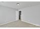 Cozy bedroom with neutral carpet and gray walls provides a calming interior at 1923 Caprington Dr, Fort Mill, SC 29707