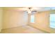 Spacious bedroom with a ceiling fan and a view from the bright window at 1923 Caprington Dr, Fort Mill, SC 29707
