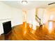 Spacious living room with hardwood floors and a fireplace at 1923 Caprington Dr, Fort Mill, SC 29707