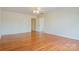 Bedroom with hardwood floors, recessed lighting, ceiling fan and ensuite bathroom at 2846 Snead Ne Ct, Conover, NC 28613