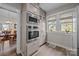 Modern kitchen featuring built-in appliances and natural light at 329 N Ellis St, Salisbury, NC 28144