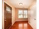 Inviting entryway with beautiful hardwood floors and natural light at 3628 Laney Rd, Maiden, NC 28650