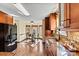 Kitchen with stainless steel appliances and breakfast nook with bay window at 4221 Lake Shore S Rd, Denver, NC 28037