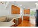 Well-maintained kitchen features wood cabinetry and stainless steel appliances at 4818 Grier Farm Ln, Charlotte, NC 28270