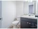 Bathroom with modern sink and vanity at 6199 Timberlane Ter, Hickory, NC 28601