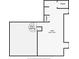Floor plan illustrating the measurements of the loft space, sized 15'8