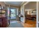 Inviting foyer with hardwood floors and views into the living room at 842 Mary Knoll Ct, Rock Hill, SC 29730