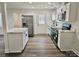 Modern kitchen with stainless steel appliances, white cabinets, and a convenient breakfast island, great for everyday living at 915 2Nd St, Kings Mountain, NC 28086