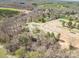 A beautiful aerial view of a golf course community surrounded by wooded areas at 1008 High Wedge Rd, Shelby, NC 28152