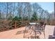 Spacious deck with outdoor seating perfect for entertaining and overlooking a wooded area at 1008 High Wedge Rd, Shelby, NC 28152