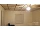 Bedroom featuring ceiling with drop panels, modern fan, and natural light at 1109 West Blvd, Charlotte, NC 28208