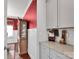 Cozy kitchenette featuring granite countertops and an decorative chef figurine at 1501 Allegheny Way, Waxhaw, NC 28173