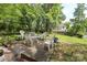 Wooden deck with outdoor seating perfect for entertaining at 1900 Union St, Charlotte, NC 28205