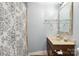 Bathroom with shower-tub combo and single sink vanity at 1923 Tracy Ct, Fort Mill, SC 29708