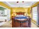 Large main bedroom boasts an ensuite bath with soaking tub and glass shower at 2014 Arbor Crest Ct, Charlotte, NC 28262