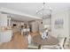 Eat in kitchen with stainless appliances and furniture-style cabinets at 2045 Driftwood Cir, Fort Mill, SC 29708