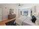 Bright main bedroom with bay windows offering picturesque lake views at 2045 Driftwood Cir, Fort Mill, SC 29708
