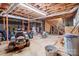 Spacious unfinished basement with exposed ceiling, ready to be transformed to your liking at 220 Gregory Rd, Salisbury, NC 28147